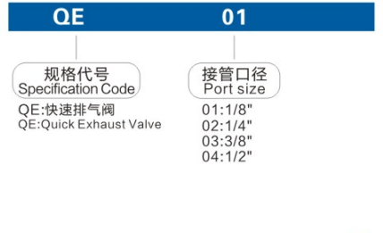 QE Series Quick Exhaust Valve