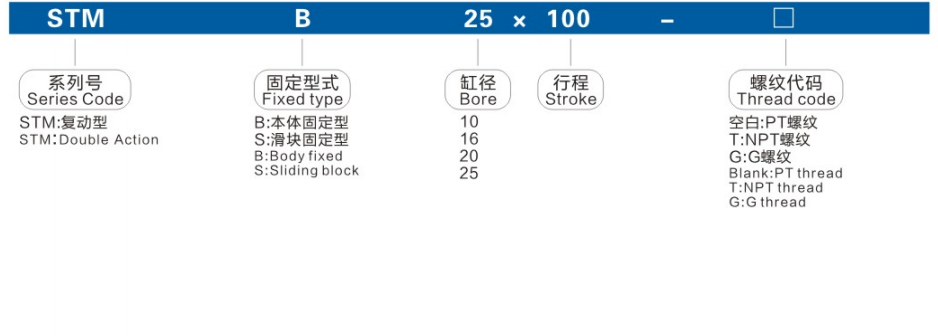 STM Series Slide Cylinder